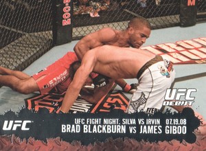 2009 Topps UFC Trading Cards #136 Brad Blackburn/James Giboo