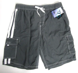 Kanu Surf Men's Barracuda Swim Trunks Board Shorts 7064 Gray - XXL - Picture 1 of 11