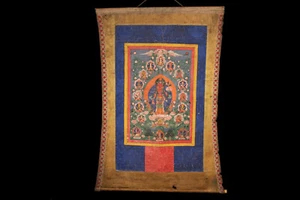 Ein Feiner, Antiker - Thangka. Padmapani. Pigment auf Stoff, Tibet 19. Jh. - Picture 1 of 17