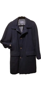 Pendleton Wool Car Coat Jacket Vintage 70s Navy Carcoat Made In USA Medium SZ 40 - Picture 1 of 10