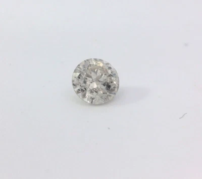 Diamante Natural Corte Brillante Redondo 0.24ct Color J, I1 Claridad 3.9 x 2.5 mm Foto 1 de 4
