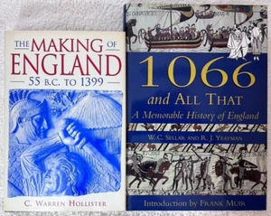 C. Warren Hollister, The Making of England;W.C. Sellar&R.J. Yeatman,1066 and all - Foto 1 di 23