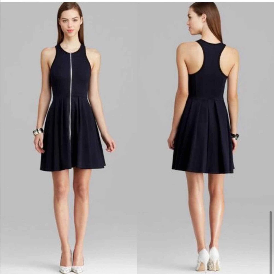 Bailey 44 Navy Mini Dress Sz Small Racerback Sporty Fit/Flare From Revolve - Image 1 of 4