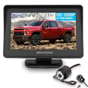 Backup Camera and Monitor Kit for Car/MPV/Pickup/Truck/SUVUniversal Wired Wat... - Picture 1 of 7