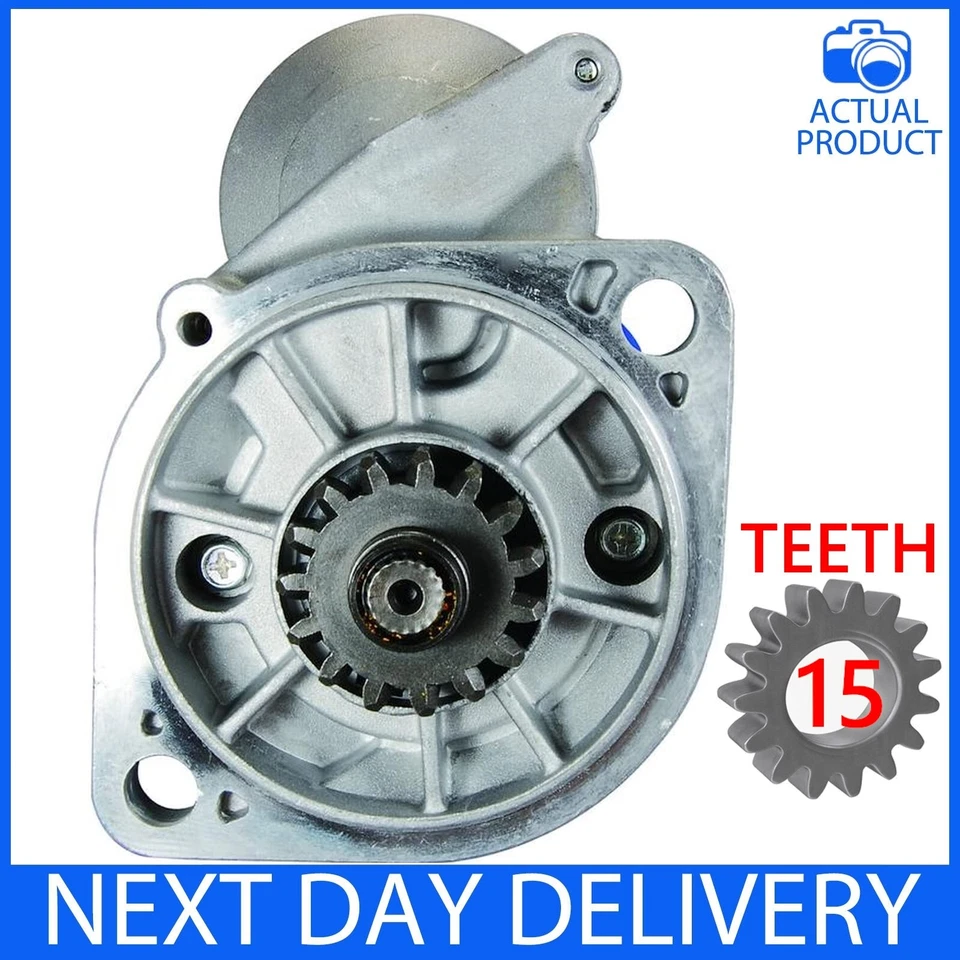 NEW 15-TOOTH STARTER MOTOR fits YANMAR ENGINE 3JH2-TE 4JH2 E/TE /UTE/DTBE/ 4JH2M - Image 1 of 2