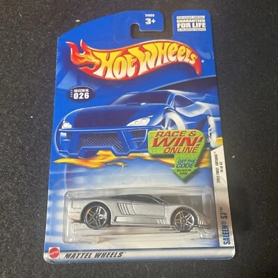 Coche Saleen S7 Hot Wheels 2002 primeras ediciones super personalizado pilotos reales cardado Foto 1 de 4