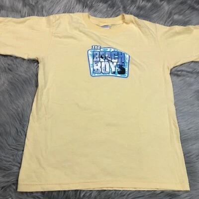 Camiseta vintage juvenil amarela média praia meninos bigorna - Imagem 1 de 4