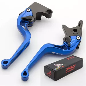 3D Camber Rhombus Brake Clutch Lever Short Fit Ducati 400/620/695 MONSTER Blue - Picture 1 of 11