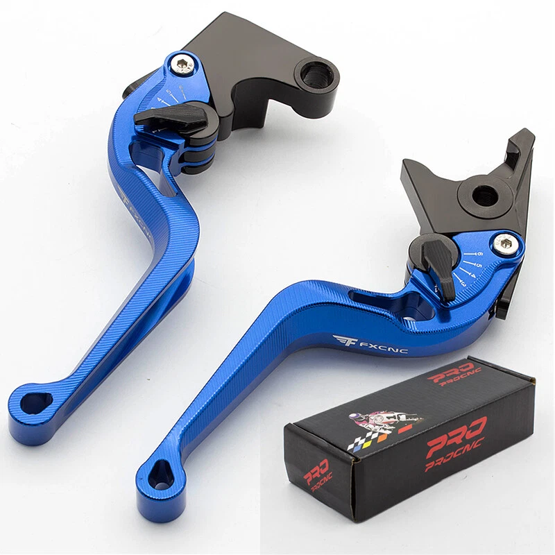 3D Camber Rhombus Brake Clutch Lever Short Fit Ducati 400/620/695 MONSTER Blue - Image 1 of 4