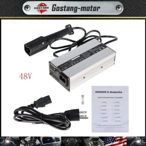 Golf Cart Battery Charger 48V 6A For Yamaha Drive DRE G29 3 Pin 2007-Up - Imagen 1 de 11