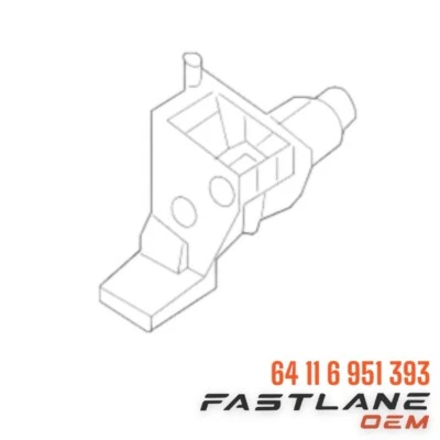 BMW 330i/X3/335i 2006-2015 ojal para tubería de agua nuevo OEM 64116951393 Foto 1 de 4