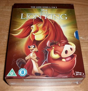 EL REY LEON (The Lion King) LA TRILOGIA BLU-RAY NUEVO PRECINTADO DISNEY A-B-C - Imagen 1 de 6