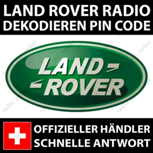 LAND ROVER RADIO DEKODIEREN PIN CODE FÜR ALLE MODELLE BECKER VISTEON M SERIES - Bild 1 von 4