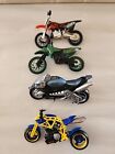 Motorcycle Toys Lot Of 4