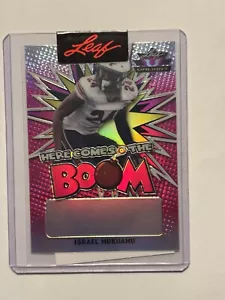 Leaf Valiant Here Come The Boom Israel Mukuamu 1/1 Proof - Picture 1 of 2
