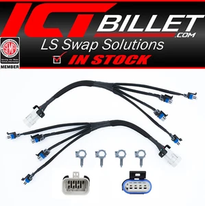 Arnés de cables de bobina ICT Billet LS2 LS3 para ubicación de montaje de fábrica (par) - Imagen 1 de 12