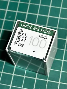 Box of 100 Needles SY1955 DPx5 135x5 110/18 Groz-Beckert N7 - Picture 1 of 1