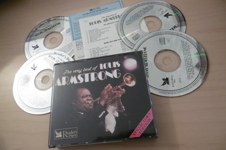 Very Best Of Louis Armstrong 4 CD Box Readers Digest 68 Trk Hello Dolly Saints - Bild 1 von 1