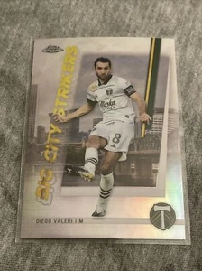 2021 Topps Chrome MLS Diego Valeri Big City Strikers Portland Timbers BCS-16 - Picture 1 of 2