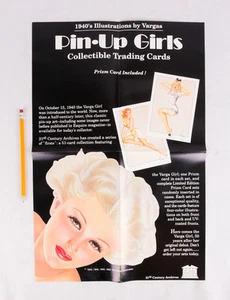 Alberto Vargas Pin-Up Girls Trading Cards Poster, 1992, RARE! - Picture 1 of 3