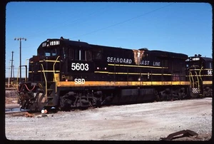 Original Rail Slide - SBD Seaboard System 5603 Tampa FL 27.01.1985 - ex SCL - Bild 1 von 1