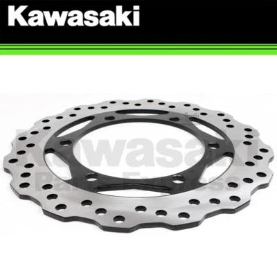 Nuevo disco de freno trasero Kawasaki KLR650 KLR 650 2008-2018 NEGRO 41080-0100-11H Foto 1 de 2