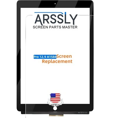 ARSSLY Replacement for iPad Pro 12.9 1st A1584 A1652 Touch Screen Digitizer Glass