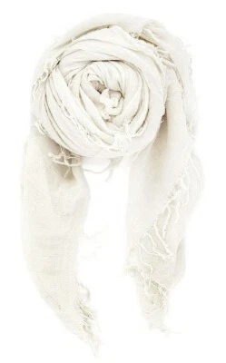 Chan Luu Soft Cashmere and Silk Scarf Wrap in EGGSHELL Light Cream BRH-SC-140 - Image 1 of 4