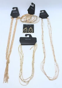 Neu Roségold Halskette Armband Ohrringe Schmuck Menge von Kohls $ 112 Etikett #SET17 - Bild 1 von 2