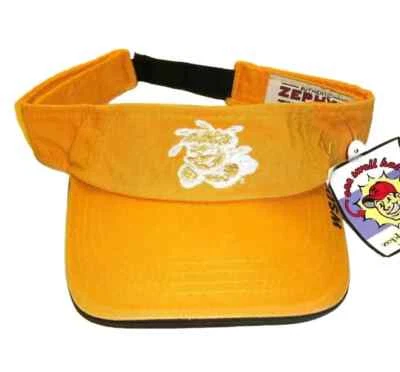 Wichita State Shockers Mens Zephyr Yellow Visor hat cap Ncaa New - Image 1 of 3