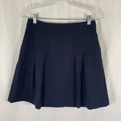 Minifalda halógena para mujer 8 azul plisada línea A cremallera trasera forrada de poliéster Foto 1 de 4