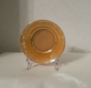 Fire King Anchor Hocking Peach Luster Dessert Berry Bowl 4 7/8" Laurel Leaf - Picture 1 of 4