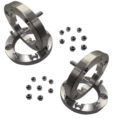 4X 1" Wheel Washers For 4/156mm Bolt Pattern 3/8" Studs to Polaris 12mm Wheels - Image 1 of 4