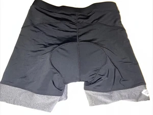 Santic Women's Black Bicycle Cycling Shorts 4D Gel Padding Large New Stretch - Picture 1 of 6