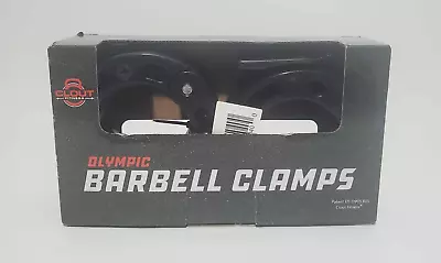 Pinzas de barra Clout Fitness collares, carbón, olímpicas 2 pulgadas -NUEVAS Foto 1 de 2