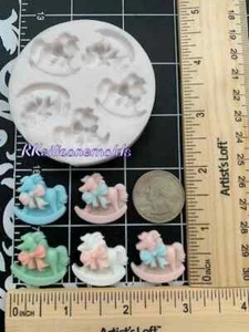 Rocking Horses handmade Silicone Mold for crafts - Picture 1 of 8