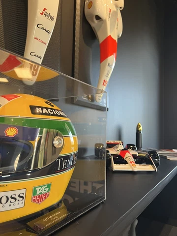 ayrton senna helmet Cover
