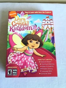 New Dora Saves The Crystal Kingdom Preschool Interactive Computer Game Rated E - Picture 1 of 4