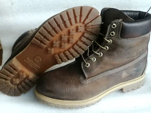 Botas de cuero marrón TIMBERLAND 27097 para hombre/hombre Waterproff EU45 290 mm usadas - Imagen 1 de 4