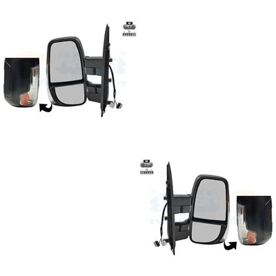 VAN WEZEL Außenspiegel links rechts mit Blinklicht für Iveco Daily Line Bus - Immagine 1 di 3