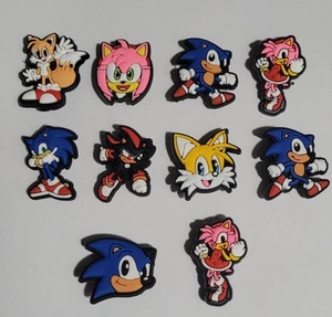 10 Pcs. Sonic shoe Charms For Crocs - Picture 1 of 1