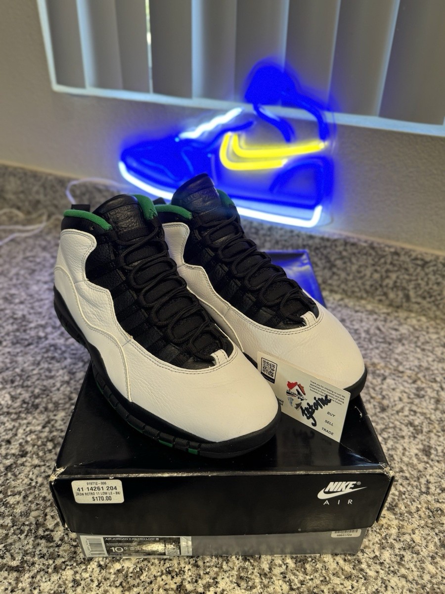 Jordan 10 Retro 2019 Seattle for Sale - Authenticity Jordan 10 Retro 2019 Seattle for Sale - Authenticity