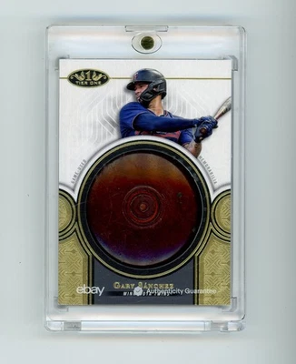 2023 Topps Tier One Gary Sanchez #BKA-GSA Game Used Bat Knob 1/1 Twins (G) - Image 1 of 2