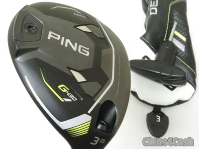 PING G430 MAX Fairway 15°  3 Wood Mitsubishi Kai'li White 70 Stiff +HC/Tool MINT - Image 1 of 4