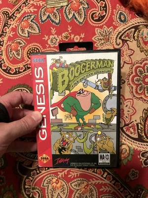 Boogerman: A Pick and Flick Adventure Sega Genesis Box Only no game or manual  - Image 1 of 3