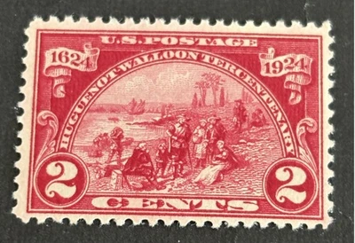 Scott # 615-MINT- 2c Desembarco en Fort Orange, Hugonote Walloon Issue-MNH-OG-XF Foto 1 de 2