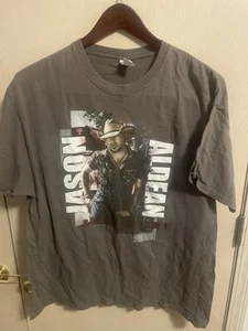 Herren Gildan Jason Aldean Burn It Down 2015 Tour T-Shirt - Größe Large.        B2 - Bild 1 von 7