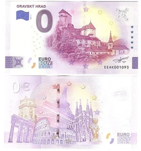 Slowakei - 0 Euro 2025 Stempelglanz Oravsky Hrad Lemberg - ZP - Bild 1 von 1