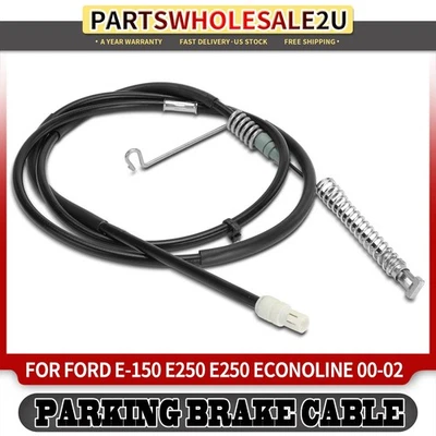 Cabo de freio de estacionamento traseiro direito para Ford E-150 E250 E250 Econoline 2000-2002 - Imagem 1 de 4