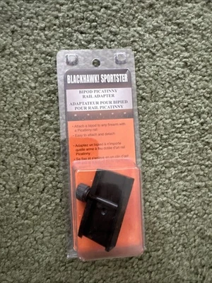 Blackhawk Bipod Picatinny Rail Adaptor 71RA01BK, Black - Image 1 of 2